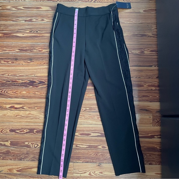 NWT Rachel Rachel Roy Black Pants with Lace Insert - Picture 10 of 12